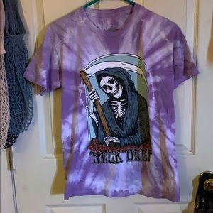 NeckDeep Tye Dye Purple TShirt